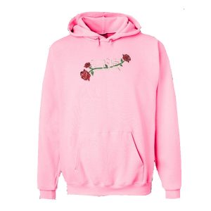 Power Of Rose Embroidered Hoodie (BSM)