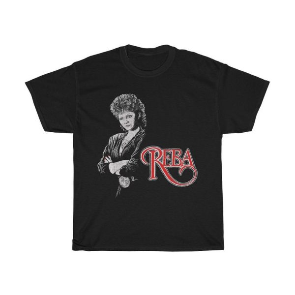 Reba McEntire Vintage Distressed Reprint T-Shirt (BSM)