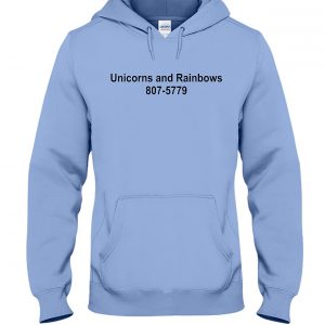 Unicorns and Rainbows 807-5779 Hoodie (BSM)