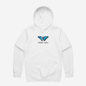 Yours Truly Blue Butterfly Hoodie (BSM)