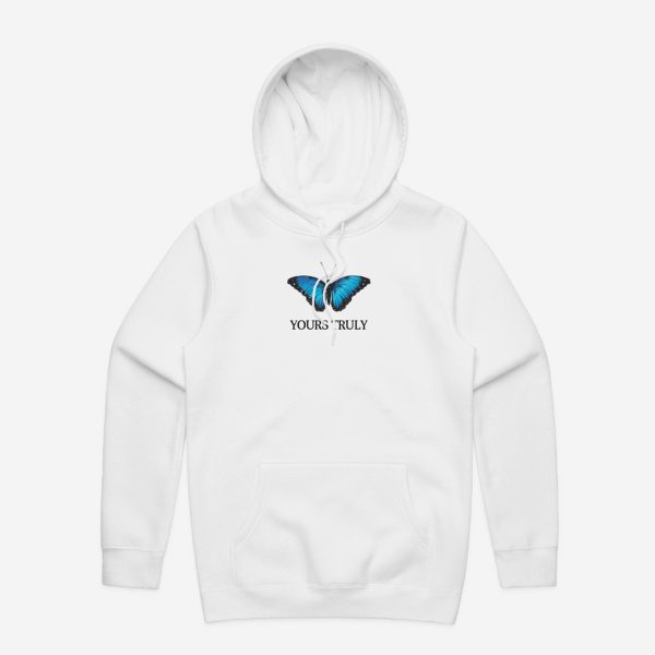 Yours Truly Blue Butterfly Hoodie (BSM)