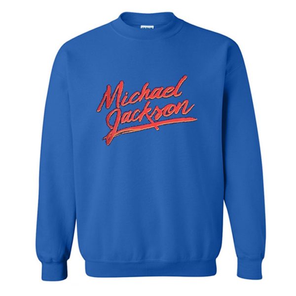 Bright blue Michael Jackson Sweatshirt (BSM)