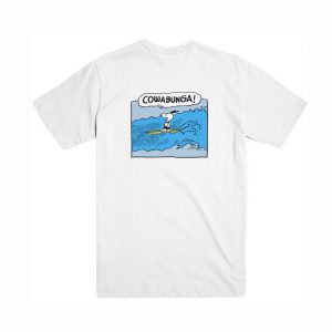 Snoopy Lets Surf Cowabunga T Shirt (BSM)