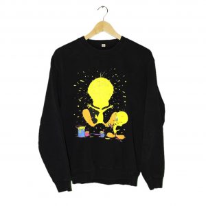 TWEETY Looney Tunes Sweatshirt Black (BSM)