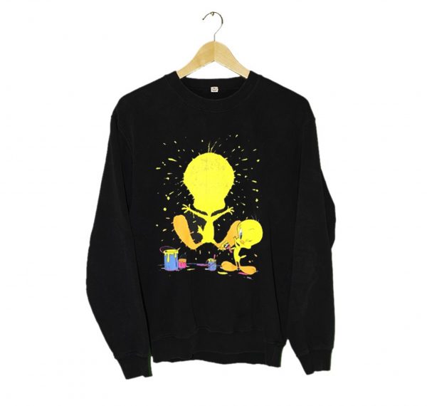 TWEETY Looney Tunes Sweatshirt Black (BSM)