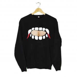Vampire teeth keyhole Sweatshirt (BSM)