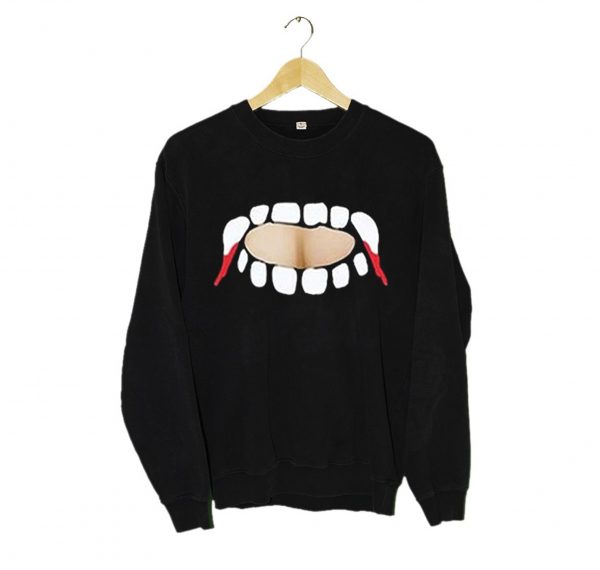 Vampire teeth keyhole Sweatshirt (BSM)