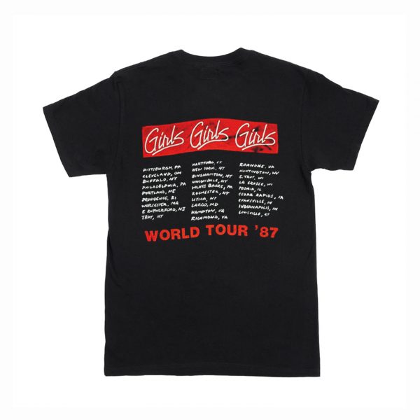 Vintage Motley Crue Bad Boys T-Shirt Back (BSM)