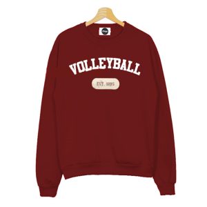 Volleyball est 1895 Sweatshirt (BSM)