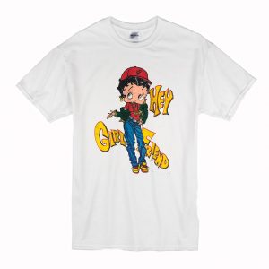 Betty Boop Hey Girl Friend T Shirt (BSM)