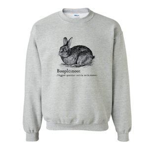 Booplesnoot Cute Funny Bunny Rabbit Lover Sweatshirt (BSM)