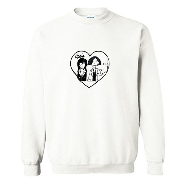 Daria Middle Finger Salute Sweatshirt (BSM)