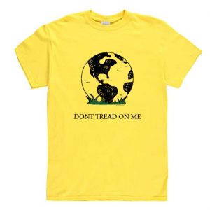 Earth Gadsden Flag – Don’t Tread on Me T Shirt (BSM)