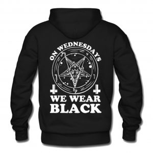 On Wednesdays We Wear Black Hoodie (BSM)