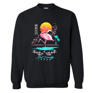 Riot Society Flamingo Blossom Sweatshirt (BSM)