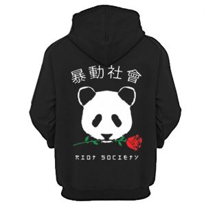Riot Society Panda Hoodie Back (BSM)