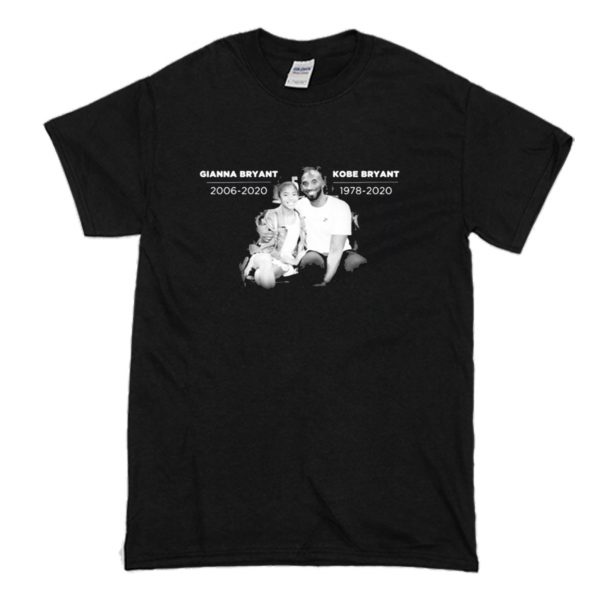 Rip Kobe Bryant and Daughter T Shirt (BSM)