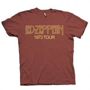 Led Zeppelin 1973 SHOWCO Crew North American Tour Staff T Shirt (BSM)