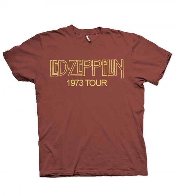 Led Zeppelin 1973 SHOWCO Crew North American Tour Staff T Shirt (BSM)