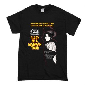 Ozzy Osbourne Diary of A Madman Tour V2 T Shirt (BSM)