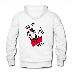 Superrradical Go To Hell Hoodie Back (BSM)
