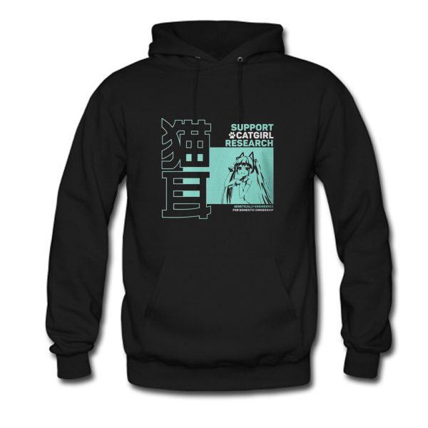 Support Cat Girl Research Hoodie (BSM)