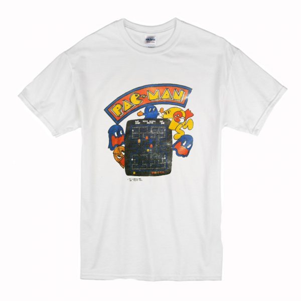 Vintage 1980's PAPER THIN Pac Man T Shirt (BSM)