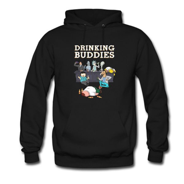 Archer Rick Bender Roger Homer BoJack Peter Drinking buddies Hoodie (BSM)