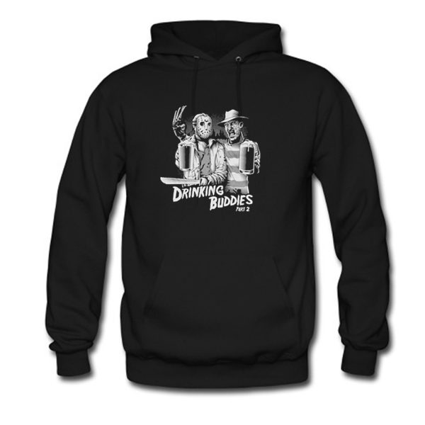 Freddy Krueger And Jason Drinking Buddies Hoodie (BSM)