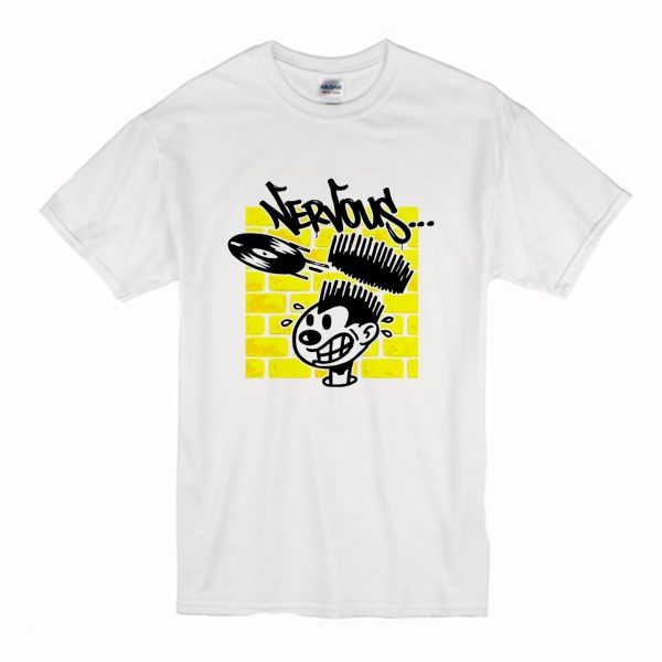 Nervous Records - Record Label T Shirt (BSM)