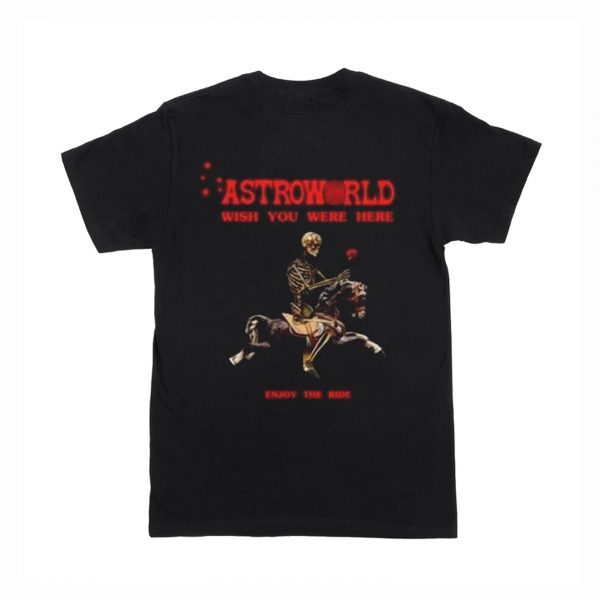 Travis Scott Astroworld Enjoy The Ride T Shirt Back (BSM)