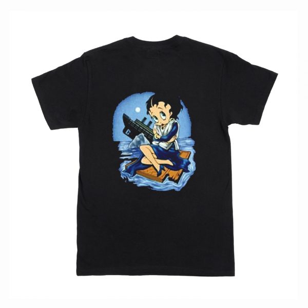 Vintage Betty Boop Titanic T-Shirt Back (BSM)