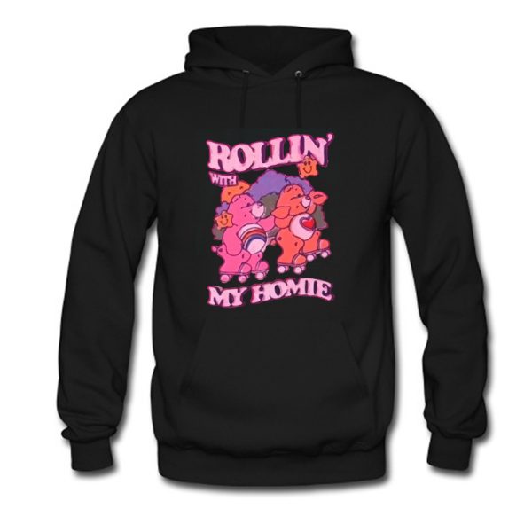 Vintage Care Bear Roller Skating Hoodie (BSM)