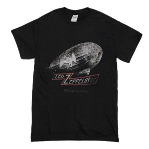 Led Zeppelin Cities 1977 Tour T Shirt (BSM)