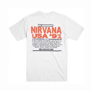 Nirvana USA 91 T-Shirt Back (BSM)