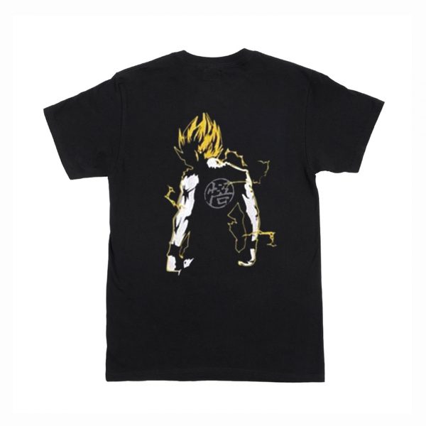 Train super saiyan goku T-Shirt Back (BSM)