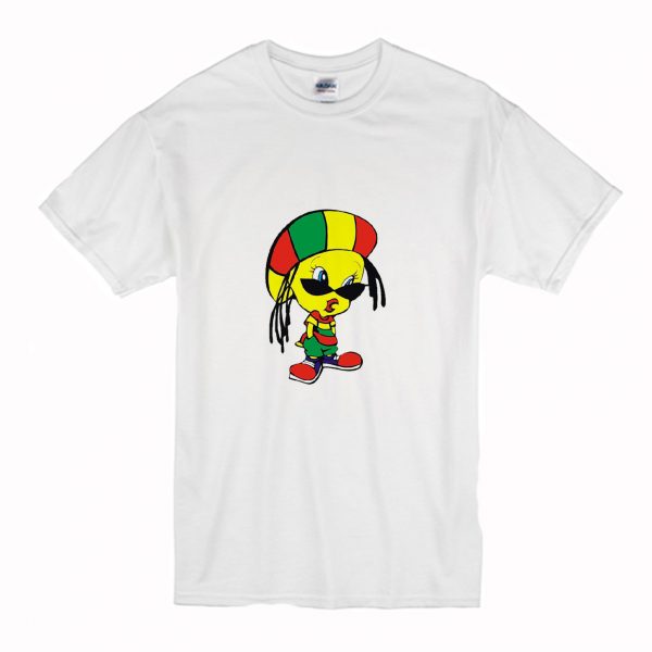 Tweety Rastafari Reggae Looney Tunes T-Shirt (BSM)