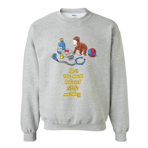 Vintage CURIOUS GEORGE American Animated Series Sweatshirt (BSM)