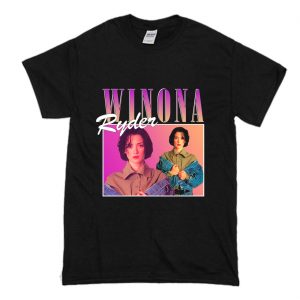 Winona Ryder T Shirt Black (BSM)