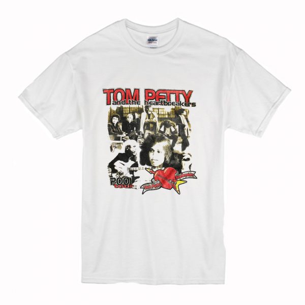 2001 Tom Petty and The Heartbreakers T Shirt (BSM)