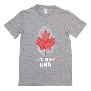 Canada it's in my DNA T-Shirt Grey (BSM)