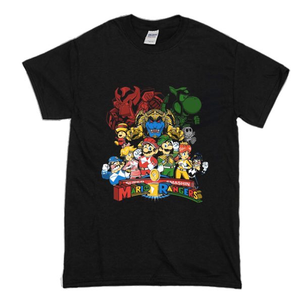 Mushroom Rangers - Super Mario Bros T-Shirt (BSM)