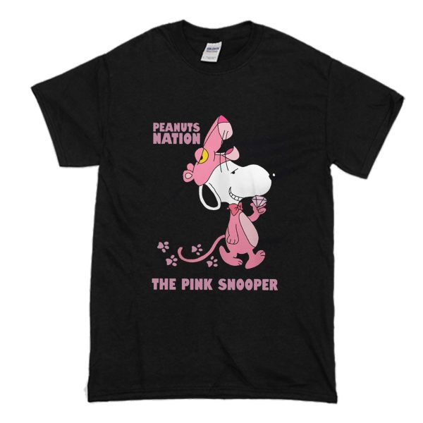 Peanuts Nation The Pink Snooper T Shirt (BSM)