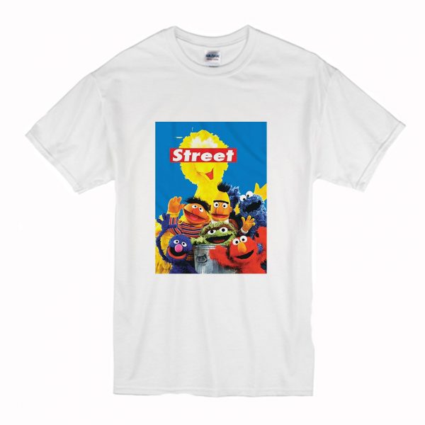 Sesame Street Group Oscar Elmo T Shirt (BSM)