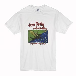 TOM PETTY AND The Heartbreakers Dogs With Wing T Shirt (BSM)