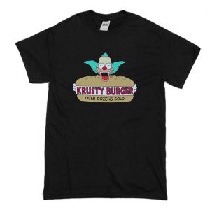 The Simpsons Mens Krusty Burger T-Shirt (BSM)