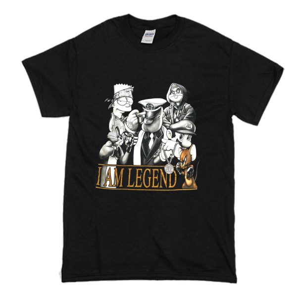 Vintage I Am Legend Cartoon t-shirt (BSM)