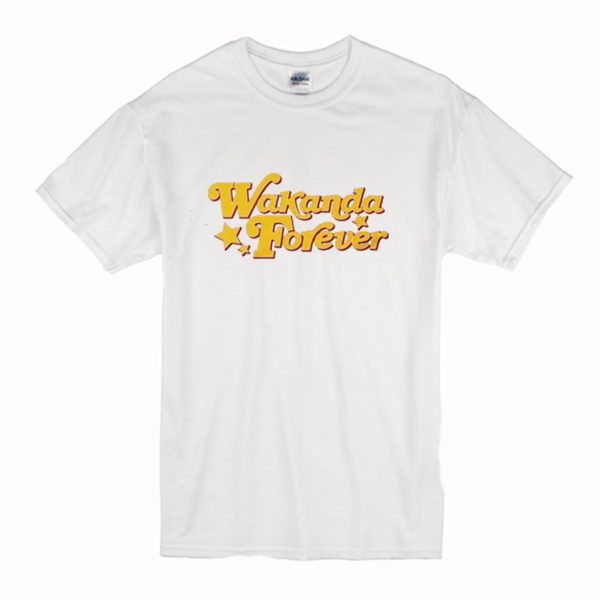 Wakanda Forever Letter T Shirt (BSM)