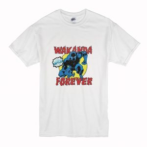 Wakanda Forever T Shirt White (BSM)