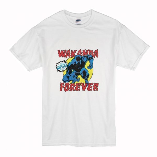 Wakanda Forever T Shirt White (BSM)